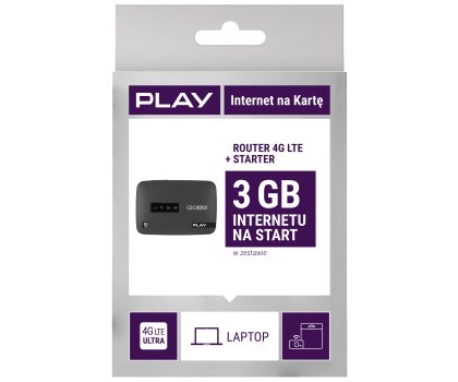Router Router przenośny ALCATEL LINK ZONE 4G LTE SIM WiFi 150Mb/s + karta PLAY 3GB bez simlocka